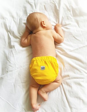 bloomersy niemowlęce żółte