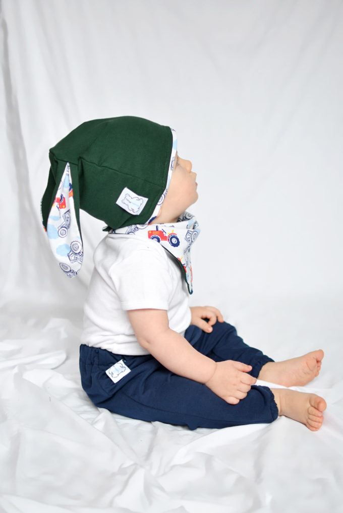 czapka niemowlęca zielona