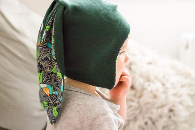 czapka dla dziecka z uszami
