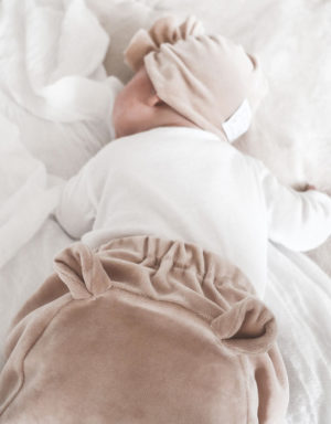 spodnie z uszami dla niemowlaka