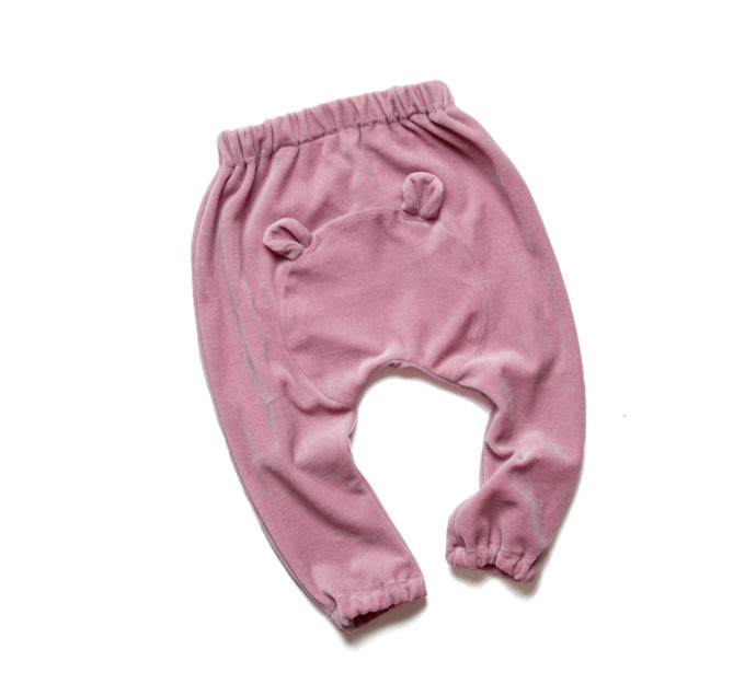 welurowe spodnie dla dziewczynki