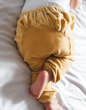 welurowe ubranka dla niemowląt