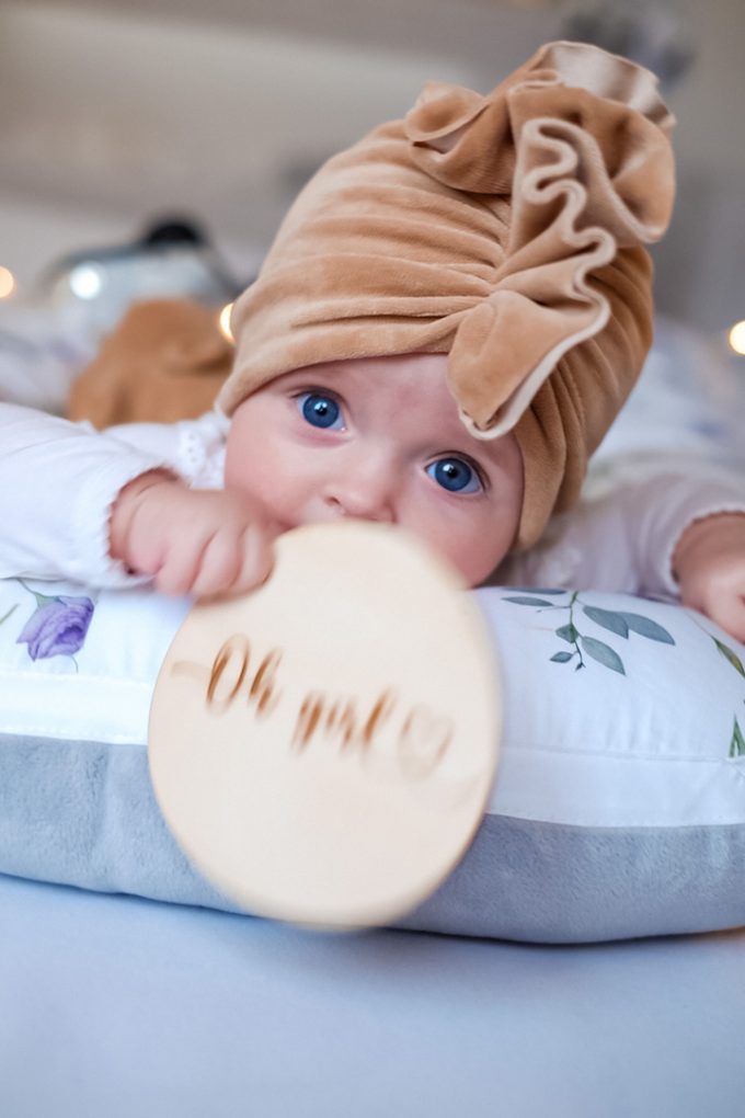 turban dla niemowlaka