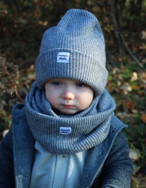 Komplet zimowy czapka i szalik dla chłopca