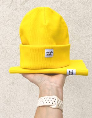 czapki dla dzieci żółte