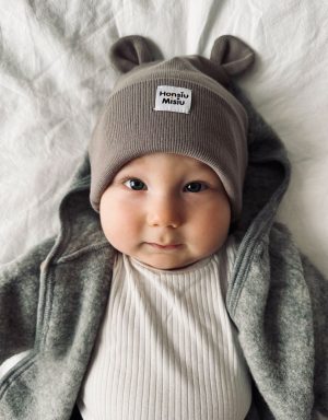 czapka dla niemowlaka z uszami